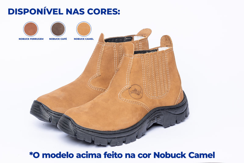 Coturno Sola Adventure com Elástico Lateral Fechado – Robustez e Estilo para Aventura e Trabalho