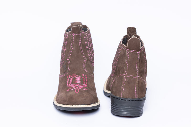 Bota Texana Feminina com Bico Redondo – Conforto e Estilo Country com um Toque Feminino