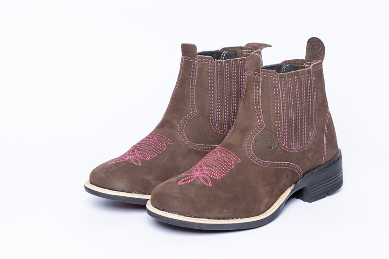 Bota Texana Feminina com Bico Redondo – Conforto e Estilo Country com um Toque Feminino